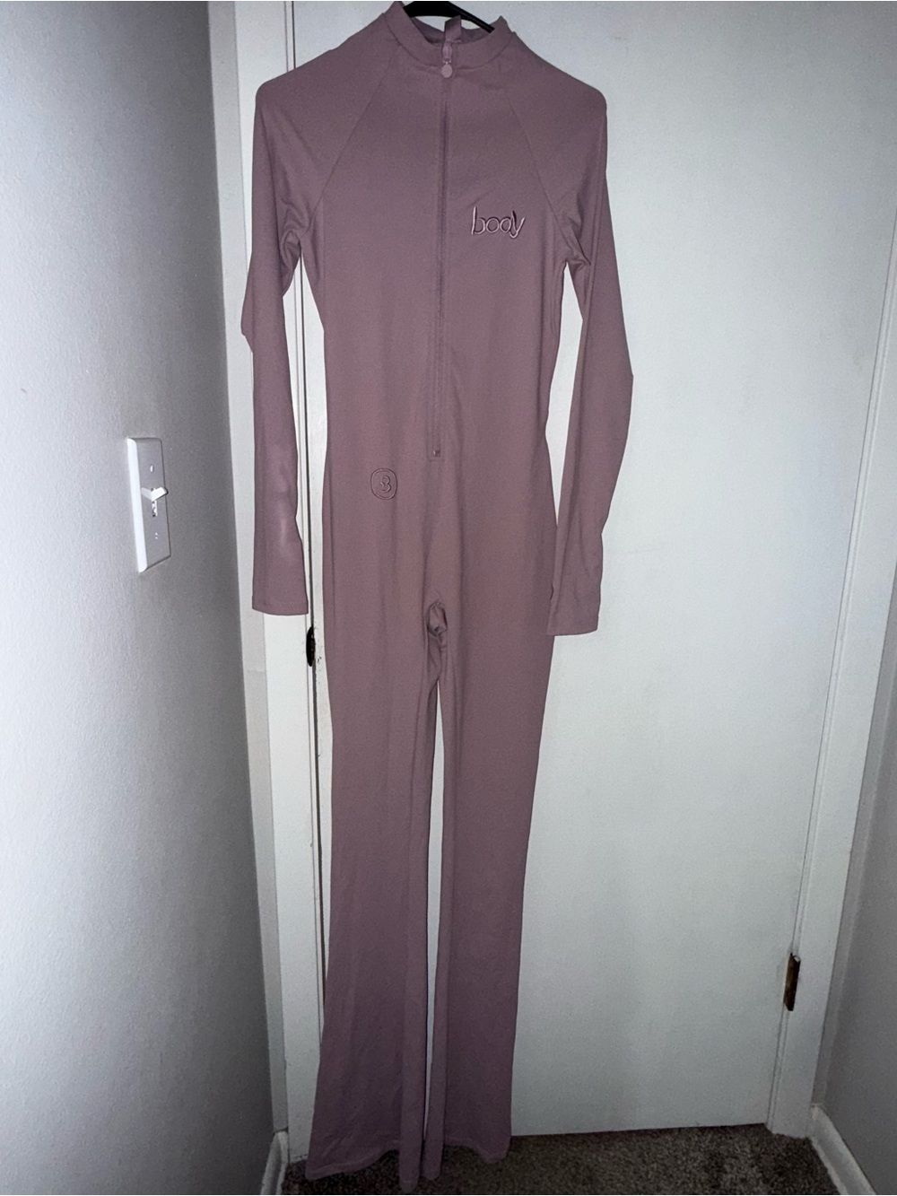 Body by Raven mauve flare leg jumpsuit